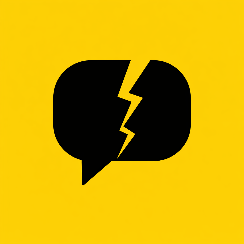 Tabuzone Symbol der Sprachlosigkeit